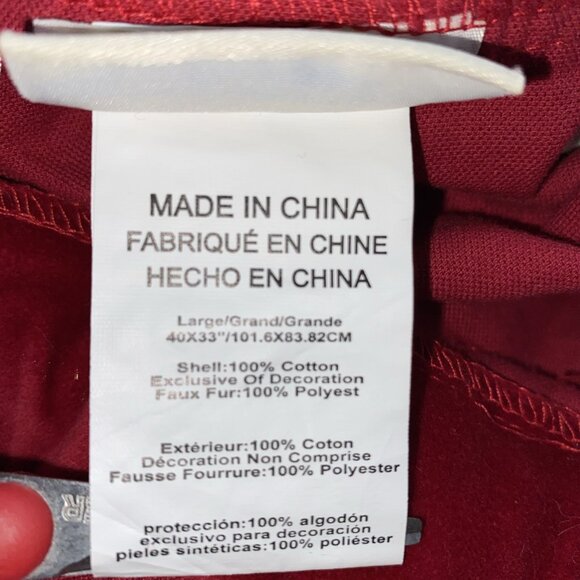 Pottery Barn Ella Letters to Santa Bag Velvet Sack Christmas Stocking 40 X 33 in - Picture 10 of 12